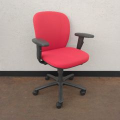 【送料無料！】 ITOKI イトーキ オフィスチェア 肘あり KFS-740GT-T2.D6 レッド 肘有り 肘つき ワークチェア PCチェア パソコンチェア デスクチェア OAチェア チェア イス 椅子