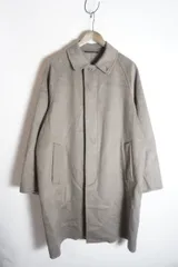 正規 24AW UNITED ARROWS BEAUTY&YOUTH アローズ B&Y ショート ビーバー フィニッシュ リバーメルトン バルカラー コート 灰緑 M 914P★2