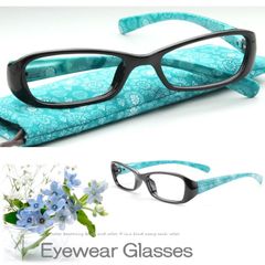 新品 ＼ かわいい柄 ／ フラワーイメージ 老眼鏡 シニアグラス おしゃれ 鼻が高めパッド カジュアル バネ式 圧迫感を軽減 近くが見えずらい 40代 50代 60代 度あり 度数 レディース 1.0 1.5 2.0 2.5 3.0 3.5 Q1071-1