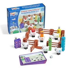 【数量限定】Numberblocks マスリンクキューブ アクティビティセット ナンバーブロックス シープ ファーム かずあそび 知育玩具 96093 正規品