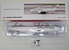 hogan 1/200 B777-200ER JAL 新鶴丸塗装 WiFiアンテナ装備 JA711J BJQ2007【C】jst041707m