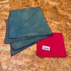 【B】USA製 HAV-A-HANK ハバハンク 後染め 藍染め バンダナ MADE IN USA アメリカ製