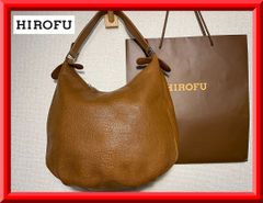 人気♡A4可♡キャメル♡HIROFU ヒロフ Hロゴ金具 レザー トートバッグ