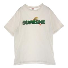 Supreme シュプリーム Ｔシャツ 20SS LIZARD TEE リザード ロゴプリント 半袖 Tシャツ ホワイト系 L【中古】