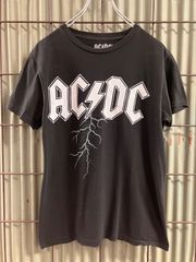 Old AC⚡︎DC Print T-Shirt エーシーディーシー　プリントTシャツ　カットソー　バンドT アーティスト　Y2K