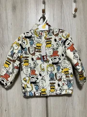 新品 スヌーピー アウター 100センチ　ウインドブレーカー ジャンパー フリー