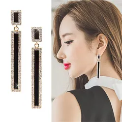 ピアス レディース 揺れる CZダイヤ キラキラ 韓国ファッション アレルギー対応 18金 仕上げ アクセサリー ポイント消化 誕生日 母の日 プレゼント