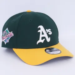 NEW ERA 9FORTY ベースボール キャップ オークランド・アスレチックス チームカラー グリーン
