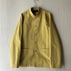 agnes b. homme スタンドカラー ジャケット / 50 コットン イエロー カバーオール O5-08024-2607のサムネイル