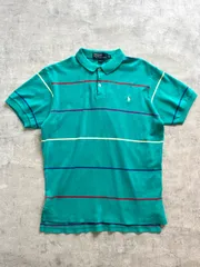 90's Polo Ralph Lauren border polo shirt made in U.S.A.