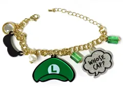 【中古】アクセサリー(非金属) ルイージ(WHOSE CAP?) ブレスレット 「スーパーマリオ」 ユニバーサル・スタジオ・ジャパン限定
