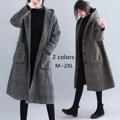 コート チェック柄 ロングコート コクーンコート フード付き 秋冬 ファーコート ダッフルコート チェスターコート ロング ジャケット アウター レディース 大人 上品 大きいサイズ 長袖 きれいめ pOHG571