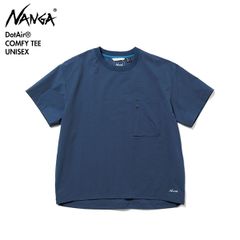 ［2025新作］NANGA ナンガ ドットエア コンフィーティー DotAir COMFY TEE UNISEX BLU S