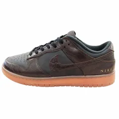 ナイキ NIKE Nike Dunk Low Velvet Brown and Black  DV1024-010 スニーカー クロコ型押し 27.5cm