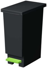 ゲーミングペール ゴミ箱 軽いペダルでサッと開く 2リットル トンボ グリーン ペダルが見やすいカラー 新輝合成 幅2×奥行35.5×高さ45cm 日本製