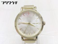 ◇ Daily russet ラシット 動作未確認 クォーツ 3針 アナログ 腕時計 ウォッチ ゴールド レディース 【1002802185946】