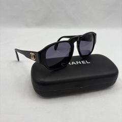 CHANEL ブラック サングラス ケース付き - メルカリ