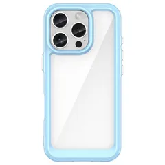iPhone16 Pro ケース 耐衝撃 ハイブリット ケース 【Color】ブルー