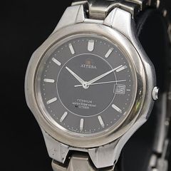 稼動品】シチズン アテッサ エコドライブ B876 チタン ソーラー - メルカリ