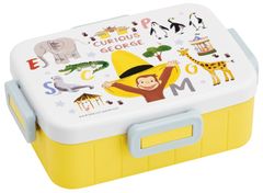 【人気商品】4点ロック 弁当箱 1段 スケーター(Skater) 650ml 抗菌加工 日本製 おさるのジョージ ZOO YZFL7AG