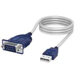 【特価商品】SABRENT RS-232 USB延長ケーブル 1.8m/ ProlificチップセットUSBシリアル変換ケーブル/六角ナット/ PS5・PS4、Xbox、マウス、タブレット、ゲーミングPC、PC、ミニPC、Macbook、ノートPC、その他多く