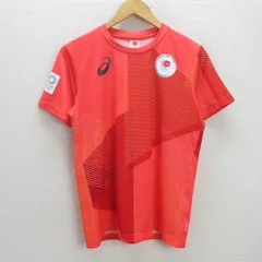 D■アシックス/asics 東京オリンピック2020 ドライTシャツ【L】橙系/MENS/26【中古】