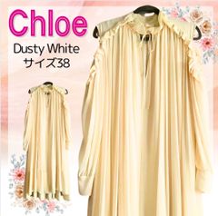 【美品】穴口恵子着用 開運！ロングワンピース　パーティ・イベント・ライブ・撮影に　Chloe　クロエ　シルク100％