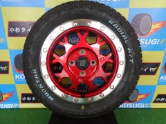 新品マッドスターラジアルM/T195/65R15 スチールホイールセット | www