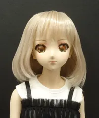 耐熱ドールウィッグ 【ひめかずら+】（ひめかずらプラス）　エアリーボブ ペールピンク 9-9.5インチ