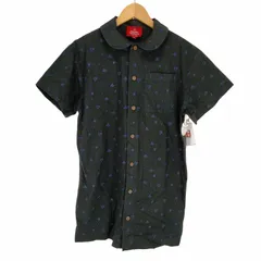 ヴィヴィアンウエストウッドレッドレーベル Vivienne Westwood RED LABEL オーブハート刺繍柄 丸襟 総柄チュニック シャツワンピース レディース  00のサムネイル