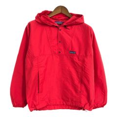 デッドストック 80年代 patagonia パタゴニア アノラックパーカージャケット アウトドア レッド (メンズ S) 中古 古着 S8081