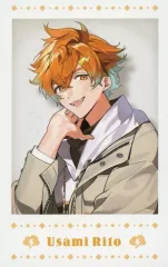 【中古】キャラカード 宇佐美リト(枠ホワイト) 「バーチャルYouTuber にじさんじ ウィンターデート2024～Memorial Gift ＆ Snowy Tales～ ランダムチェキ風カード Aグループ」