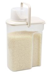 【新着商品】計量カップ付 2kg ハンディ ライス 米びつ ストッカー 日本製 ベリー パール金属 H-5603