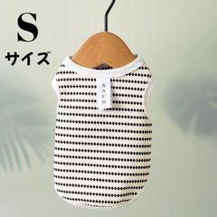 2025 新品　ワンちゃん ストライプ　夏用　日焼け防止　涼しい　ブラック