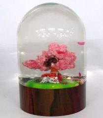 希少品】 大神 絶景版 限定特典 満開桜花玉 サクラドーム スノードーム
