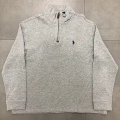 ポロ Ralph Lauren(ラルフローレン) ハーフジップ プルオーバー スウェット L