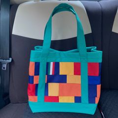 No.532  パッチワークビッグトートバッグ　ハンドメイド