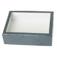 中古品 ダークブラウン 志賀標本箱 約50x42cm×6cm ブラウン