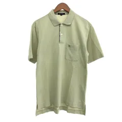 BURBERRY LONDON バーバリーロンドン 半袖ポロシャツ サイズ:M ホースロゴ刺繍    ベージュ メンズ / 241007002429