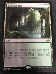 新緑の地下墓地　日本語版　4枚セット Yahoo!オークション - MTG 土地/日本語版 《新緑の地下墓地