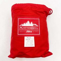MATTEN BELL IBS 石井スポーツ デイパックカバー 50-70L レッド レインカバー リュックカバー 登山 アウトドア