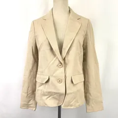 grove【グローブ】 テーラードジャケット/ブレザー【レディースL/ベージュ/beige】アウター/ブルゾン/Jacket/Jumper◆BJ020-j