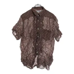 COMME des GARCONS SHIRT (コムデギャルソンシャツ) 03SS AD2002 フラワーモチーフ 花柄 ワッシャー加工 半袖シャツ マルチ レディース S11156のサムネイル