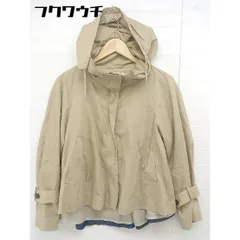 ◇ Three Four Time スリーフォータイム ジップアップ ジャケット ブルゾン ベージュ レディース 【1106010003495】