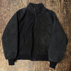 A.PRESSE アプレッセ 25SS Suede leather Harrington Jacket 25SAP-01-06H ブラック size2 ジャケット【代官山04】