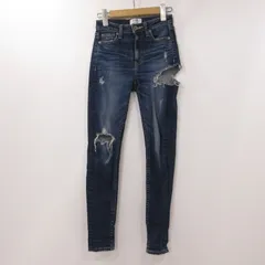 【姫路東店】 中古 GYDA | ジェイダ デニムパンツ M/W SIDE RIPPEDスキニーデニムパンツ 072212470701 ブルー サイズ：XS 【109】