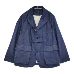 45rpm 45R インディゴ デニムジャケット ブルゾン カバーオール L 45rpm デニム ハンティングジャケット カバーオール インディゴ