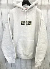 Supreme Box Logo Hooded Sweatshirt シュプリーム プルオーバーフーディ ボックスロゴ 2023 パーカー Ash Grey Mサイズ