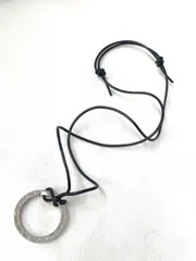 【極美品】BVLGARI ブルガリ キーリング ゼロワン シルバー ペンダント B-zero1 キーリング ネックレス トップ シルバー（2022/09/12