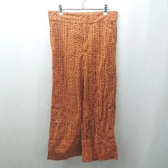 ◇ ⊂ ZARA ザラ カジュアルスラックスパンツ サイズM オレンジ系 レディース E  【1507030013981】